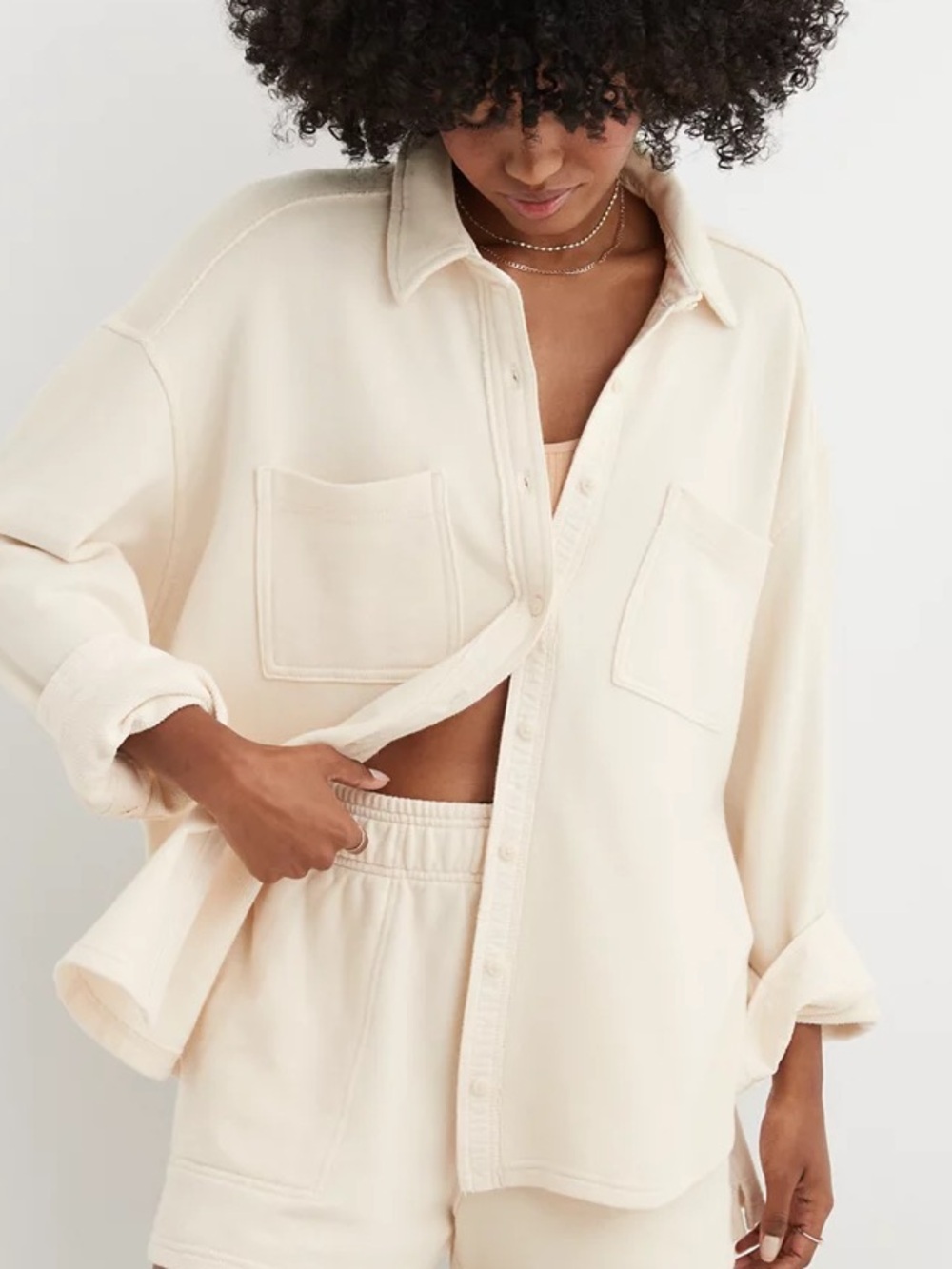 Aerie LumberJane Fleece Shirt size large NWT